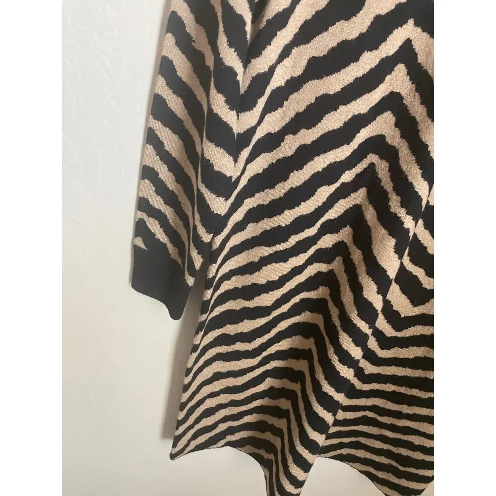 BOSS Fadrella Chevron Long‎ Sleeve Shift Sweater Dress